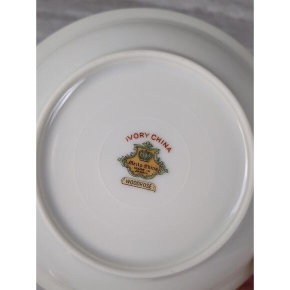 Meito China Porcelain Japan Woodrose 5.25" Fruit Bowl Dessert Bowl‎ - Picture 5 of 6